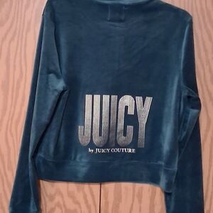 Juicy Couture Teal Velour Jacket